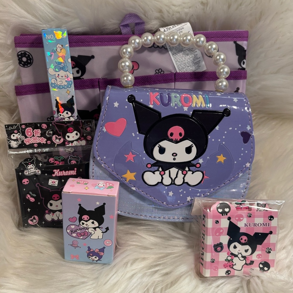 Kuromi Kids Handbag and Assorted Bundle NWOT